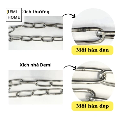 Dây xích phơi quần áo inox 304 – Chống trượt, sắt bền, dùng ngoài trời, giá 39.000 2