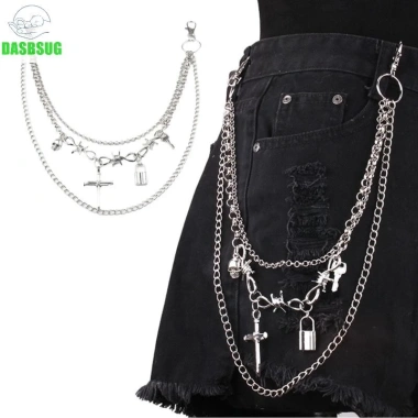Dây xích punk phong cách, áo khoác denim & phụ kiện punk - Giảm giá tới 18%