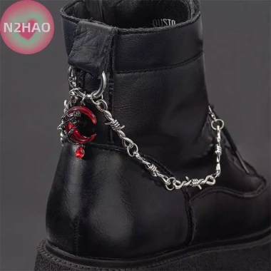 Dây Xích Retro Gothic Punk N2HAO 1 - Giày Đôi Gai Tháo Rời, Khóa Cơ Chế DIY, Phụ Kiện Thời Trang 2 Dây Xích Retro Gothic Punk N2HAO 1 - Giày Đôi Gai Tháo Rời, Khóa Cơ Chế DIY, Phụ Kiện Thời Trang 2