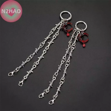 Dây Xích Retro Gothic Punk N2HAO 1 - Giày Đôi Gai Tháo Rời, Khóa Cơ Chế DIY, Phụ Kiện Thời Trang 3 Dây Xích Retro Gothic Punk N2HAO 1 - Giày Đôi Gai Tháo Rời, Khóa Cơ Chế DIY, Phụ Kiện Thời Trang 3