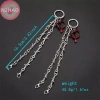 Dây Xích Retro Gothic Punk N2HAO 1 - Giày Đôi Gai Tháo Rời, Khóa Cơ Chế DIY, Phụ Kiện Thời Trang 4