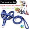 Dây Xích Thú Cưng Chống Mất, Không Tắc Bàn Tay, Phản Quang, Đeo Ngực Cho Chó Nhỏ Teddy, Poodle, Corgi