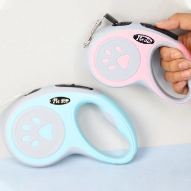 Dây xích thú cưng nylon tự động thu vào, roulette, dài 1m, phù hợp chó mèo nhỏ - Giá ưu đãi 174k 4