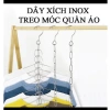 Dây xích treo quần áo 1m kim loại mạ vàng bạc đen - Sang trọng, giá chỉ 19.000 VND 8