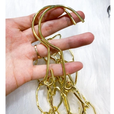 Dây xích treo quần áo 1m kim loại mạ vàng bạc đen - Sang trọng, giá chỉ 19.000 VND 10