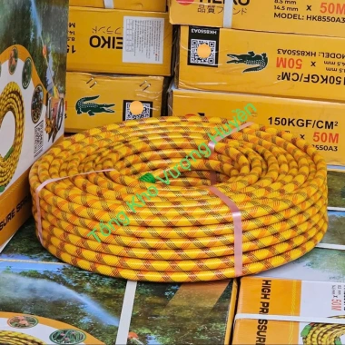Dây Xịt Rửa Xe 5 Lớp Áp Lực Cao Cá Sấu 13mm 10‑50m, Tặng Béc Xịt Đồng, Giá ưu đãi 95.000đ 6