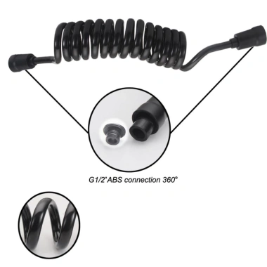 Dây xịt vệ sinh lò xo xoắn mềm 1.5m nhựa PP - Tiết kiệm không gian, chỉ 30.000đ 7 Dây xịt vệ sinh lò xo xoắn mềm 1.5m nhựa PP - Tiết kiệm không gian, chỉ 30.000đ 7