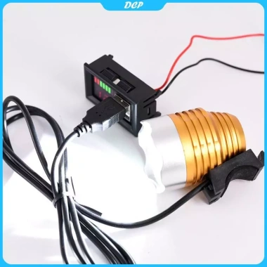 DCP Car12V Đo Điện Áp Pin và Đồng Hồ Hiển Thị - Vôn Kế Pin Chì Acid Lithium, Giá Ưu Đãi 53.800 VND 2