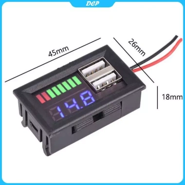 DCP Car12V Đo Điện Áp Pin và Đồng Hồ Hiển Thị - Vôn Kế Pin Chì Acid Lithium, Giá Ưu Đãi 53.800 VND 7