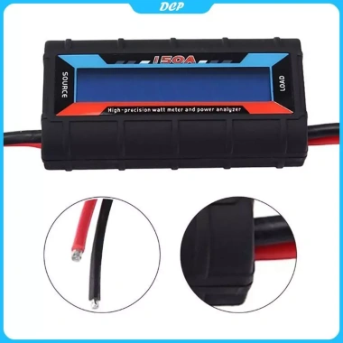 DCP ft08 RC 150A - Wattmet Độ Chính Xác Cao, Đèn LCD, Phân Tích Điện