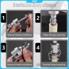 DCP Kit Cắt & Tích hợp Nội bộ, Ngoài Luồng Công Cụ Điện Drill – Bộ Đầu Dây PVC Threader 5