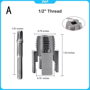 DCP Kit Cắt & Tích hợp Nội bộ, Ngoài Luồng Công Cụ Điện Drill – Bộ Đầu Dây PVC Threader 11 DCP Kit Cắt & Tích hợp Nội bộ, Ngoài Luồng Công Cụ Điện Drill – Bộ Đầu Dây PVC Threader 11