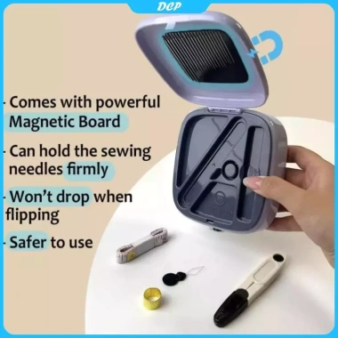 DCP Mini Magnetic Sewing Kit kim & thread - bộ vật tư may mini tiện lợi, giảm giá 28k 4 DCP Mini Magnetic Sewing Kit kim & thread - bộ vật tư may mini tiện lợi, giảm giá 28k 4