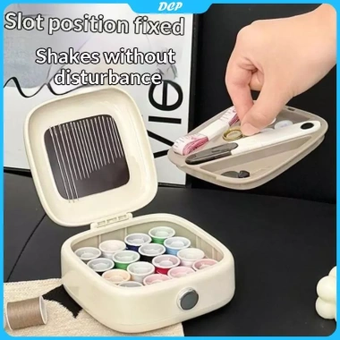 DCP Mini Magnetic Sewing Kit kim & thread - bộ vật tư may mini tiện lợi, giảm giá 28k