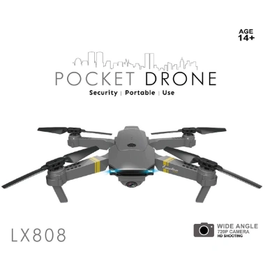 DDG Pocket Drone LX808 WiFi 720P - Cầm tay nhẹ, HD, giảm 15% chỉ 1,5 triệu