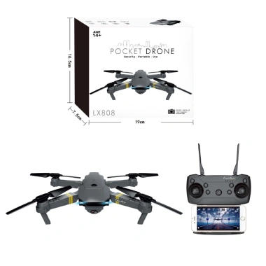 DDG Pocket Drone LX808 WiFi 720P - Cầm tay nhẹ, HD, giảm 15% chỉ 1,5 triệu