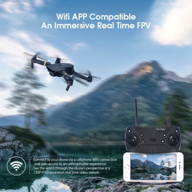 DDG Pocket Drone LX808 WiFi 720P - Cầm tay nhẹ, HD, giảm 15% chỉ 1,5 triệu
