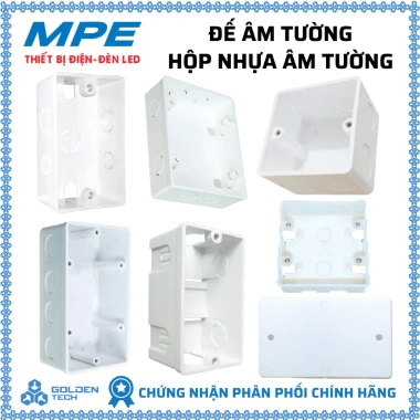 Đế Âm Tường Nhựa MPE - Hộp Nhựa Đỡ Âm Tiếng, Dễ Lắp Đặt, Giá 5.000₫