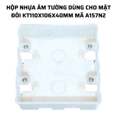 Đế Âm Tường Nhựa MPE - Hộp Nhựa Đỡ Âm Tiếng, Dễ Lắp Đặt, Giá 5.000₫