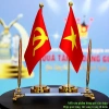 Đế Cắm Cờ Bàn Làm Việc - Vải Lụa 2 Lớp Bền Đẹp, Quà Tặng Hoàng Gia 598.000 VND 10