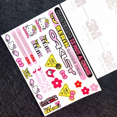 Đề can phản quang Hello Kitty mũ bảo hiểm xe máy, giảm giá 77.000 đồng 14 Đề can phản quang Hello Kitty mũ bảo hiểm xe máy, giảm giá 77.000 đồng 14