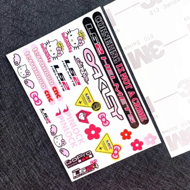 Đề can phản quang Hello Kitty mũ bảo hiểm xe máy, giảm giá 77.000 đồng 15 Đề can phản quang Hello Kitty mũ bảo hiểm xe máy, giảm giá 77.000 đồng 15