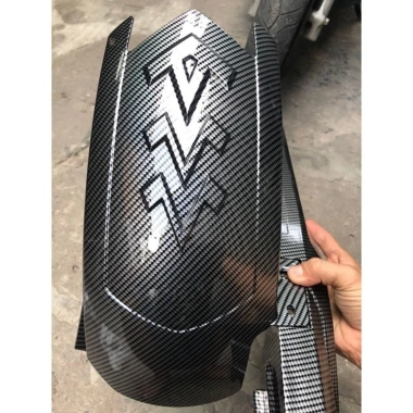 Dè Chắn Bùn Sau WINNER X V2-V3 CarBon Nhựa Đen - Giá 150k, Chống bùn, Dễ lắp