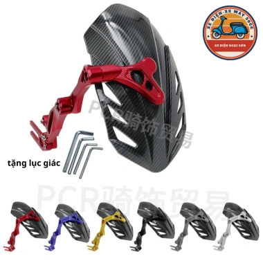 Dè chắn bùn sợi carbon CNC cho xe điện, xe máy - tặng lục giác, chỉ 85.000 VND