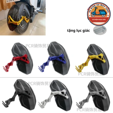 Dè chắn bùn sợi carbon CNC cho xe điện, xe máy - tặng lục giác, chỉ 85.000 VND