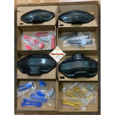 Dè chắn bùn V2 vân carbon + khung lắp xe điện - Giá ưu đãi 52.000₫, hàng đẹp