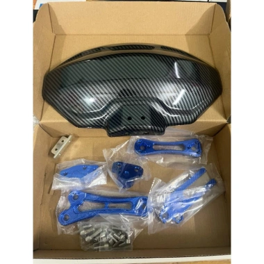 Dè chắn bùn V2 vân carbon + khung lắp xe điện - Giá ưu đãi 52.000₫, hàng đẹp