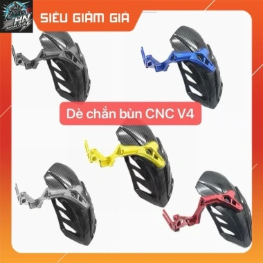 Dè chắn bùn V4 sợi carbon CNC - Vân đẹp, giá ưu đãi 239k cho xe điện