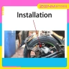 Dè chắn bùn vân carbon nhôm CNC cho xe điện - Thế hệ 3, độ sợi cao giảm giá 21% 3
