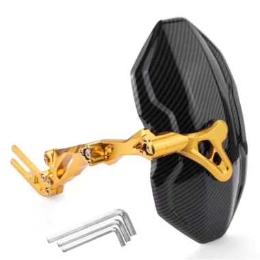 Dè chắn bùn xe carbon V3 CNC - Nhôm điện vân carbon, nâng cấp sợi cacbon, chỉ 88.000₫