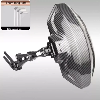 Dè chắn bùn xe điện Vân carbon đa màu Bảo vệ bánh giảm bùn giá 135k