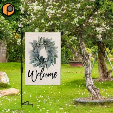 Đế cột cờ sân vườn ba chân - Giá đỡ kim loại chắc chắn, chịu thời tiết, dùng ngoài trời, giảm 20% 2