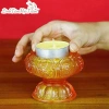 Đế Đèn Cầy Chân Nến Hoa Sen Lưu Ly - Cốc Đựng Nến Cúng Dường Giá 16.000đ 5