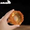 Đế Đèn Cầy Chân Nến Hoa Sen Lưu Ly - Cốc Đựng Nến Cúng Dường Giá 16.000đ 6