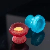 Đế đèn cầy hoa sen lưu ly 7 màu - Chân nến pha lê cao sang, giảm còn 34.000 VND 3