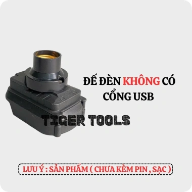 Đế Đèn LED Makita 18V/21V Chân 40mm - Ngàm Đèn Sáng, Dễ Lắp Đặt, Giá 48k