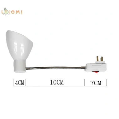 Đế Đèn Mở Rộng E27 Linh Hoạt - Giá Đỡ LED, Ổ Cắm Bóng Đèn, Kéo Dài Đèn Bàn Sáng Tạo Hot