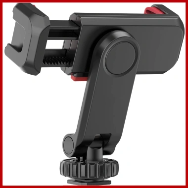 Đế điện thoại đa năng xoay 360 độ, 2 cold shoe - Tripod cho vlog, selfie, live streaming