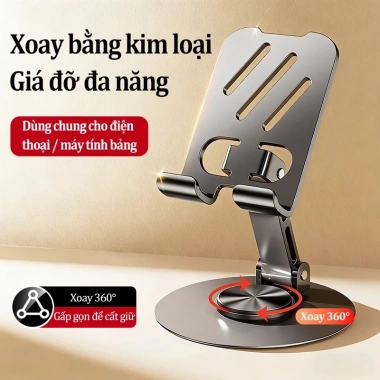Đế Đỡ Điện Thoại Nhôm 360 độ Xoay Đầy Đủ - Đứng Đẹp, Xem Phim Trực Tiếp, Giá Ưu Đãi 34,560₫ Đế Đỡ Điện Thoại Nhôm 360 độ Xoay Đầy Đủ - Đứng Đẹp, Xem Phim Trực Tiếp, Giá Ưu Đãi 34,560₫