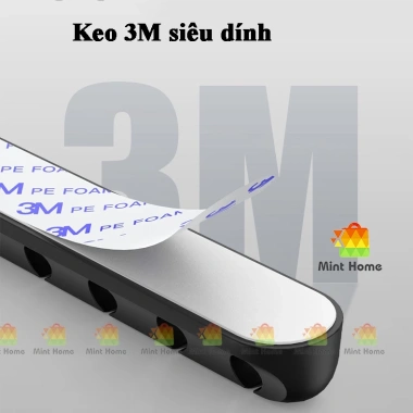 Đế đỡ kẹp đa năng cho dây cáp sạc, tai nghe, nẹp phụ kiện điện thoại - Dán bàn làm việc, xe hơi, kèm miếng dán 3M, chỉ 19.900₫ 4
