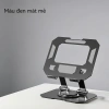 Đế Đỡ Laptop 360° Xoay Thép Carbon Gấp Di Động, Làm Mát Nâng Cấp, Bảo Vệ Cột Sống cho MacBook, iPhone, Tablet - 335.166₫ 6