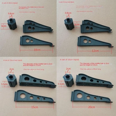 Đế đứng cây thông Noel OLVIDO - Giá đỡ nhựa tháo rời, tam giác, chỉ 52.800₫
