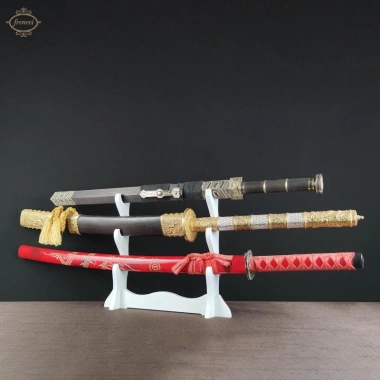 Đế Kiếm Samurai Trắng Bền - Giá Đỡ Máy Tính, Sáo Trung Quốc, Kiếm Nhật Bản 136,400₫