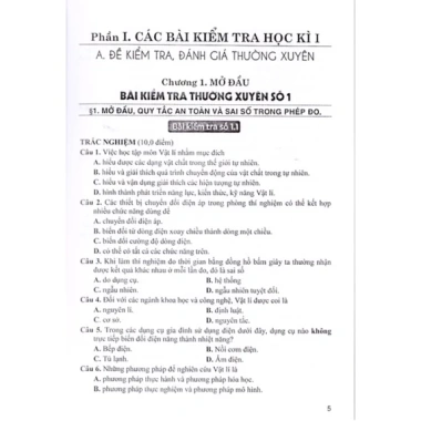 Đề Kiểm Tra Đánh Giá Vật Lý 10 - Kết Nối Tri Thức, Giá ưu đãi 84.000đ, Tăng điểm thi nhanh 6