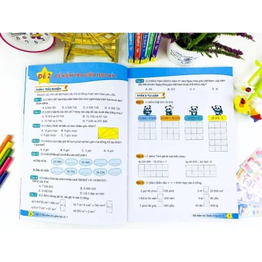 Đề Kiểm Tra Toán Lớp 4 - Chương Trình Mới, Đầy Đủ Đề Thi, Tự Luyện, Giá Ưu Đãi 33.750 VND - ndbooks 6
