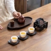 Đế lót ly & chén nhựa cong kèm khay đựng dày dặn, siêu bền - Giá ưu đãi 128.000₫ 3